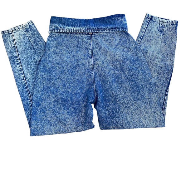 VTG High Waisted Acid Washed Jeans - Picture 3 of 4